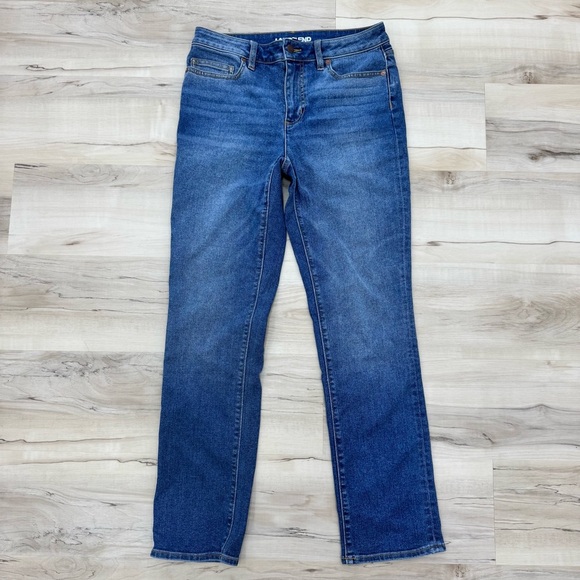 Land End Straight Leg Jeans women’s Sz US 6 blue wash - Picture 2 of 7